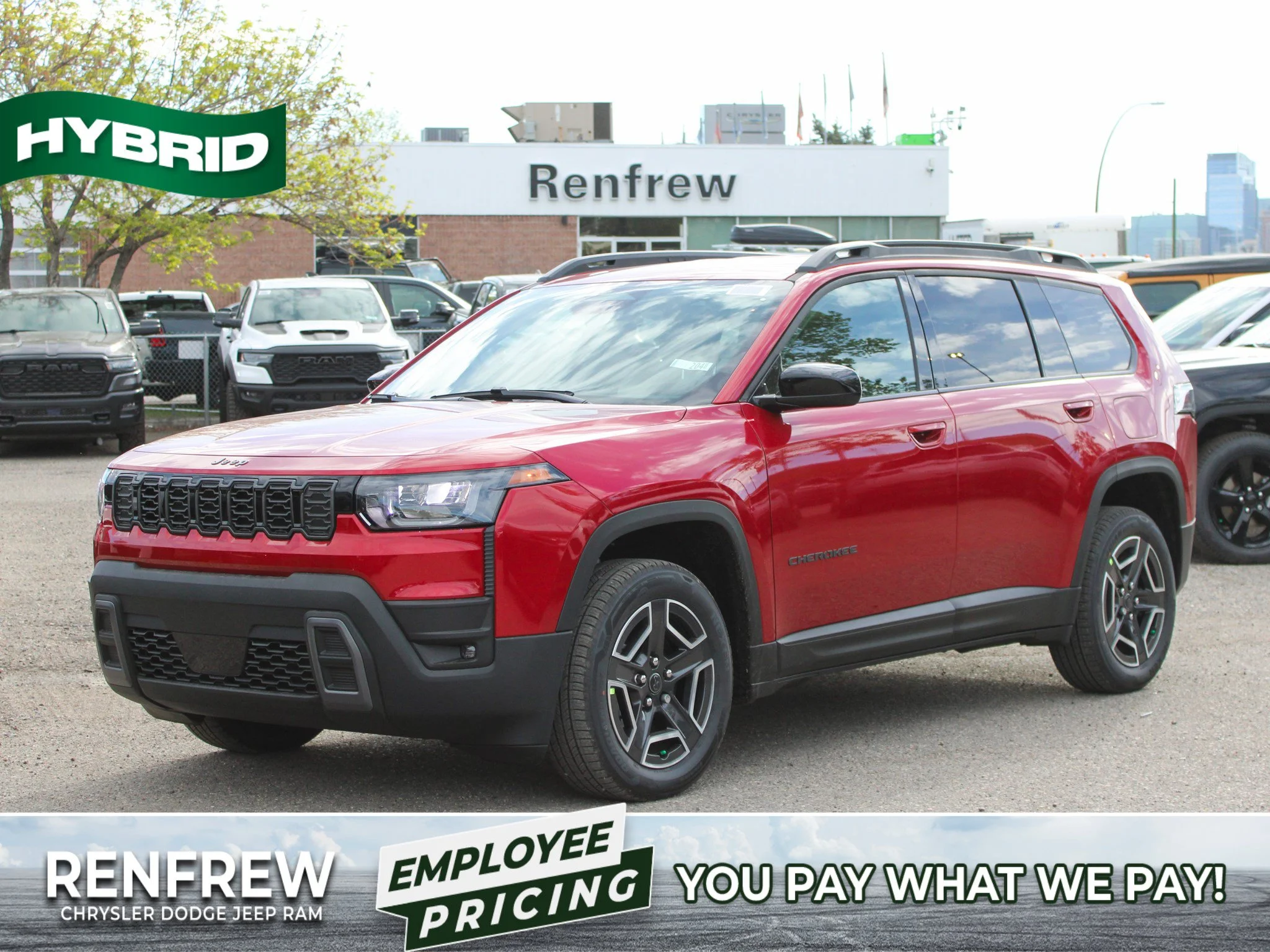 New 2026 Red Jeep Laredo * Hybrid image 1
