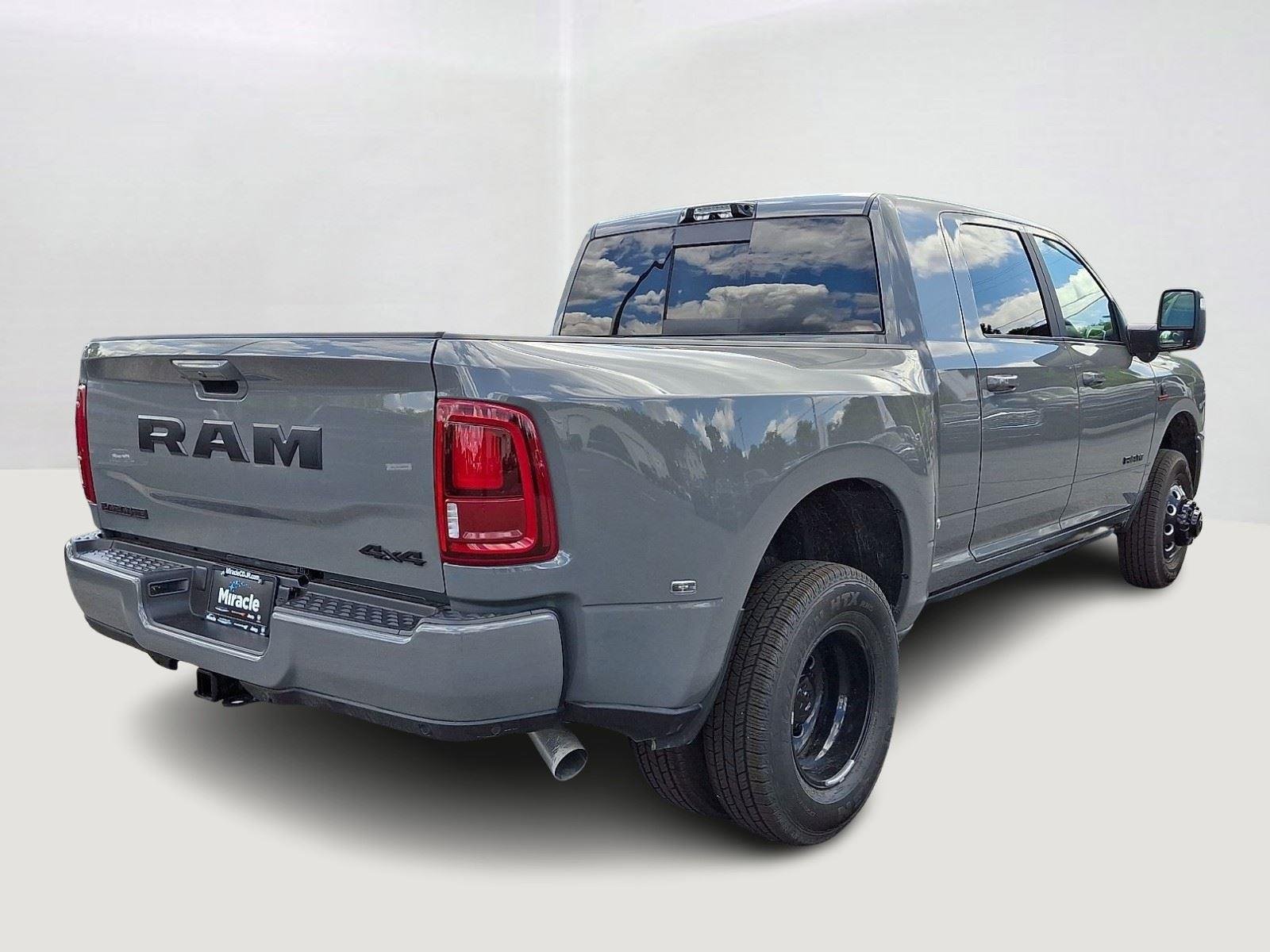 New 2026 Ceramic Gray Clear-Coat Exterior Paint RAM Laramie image 3