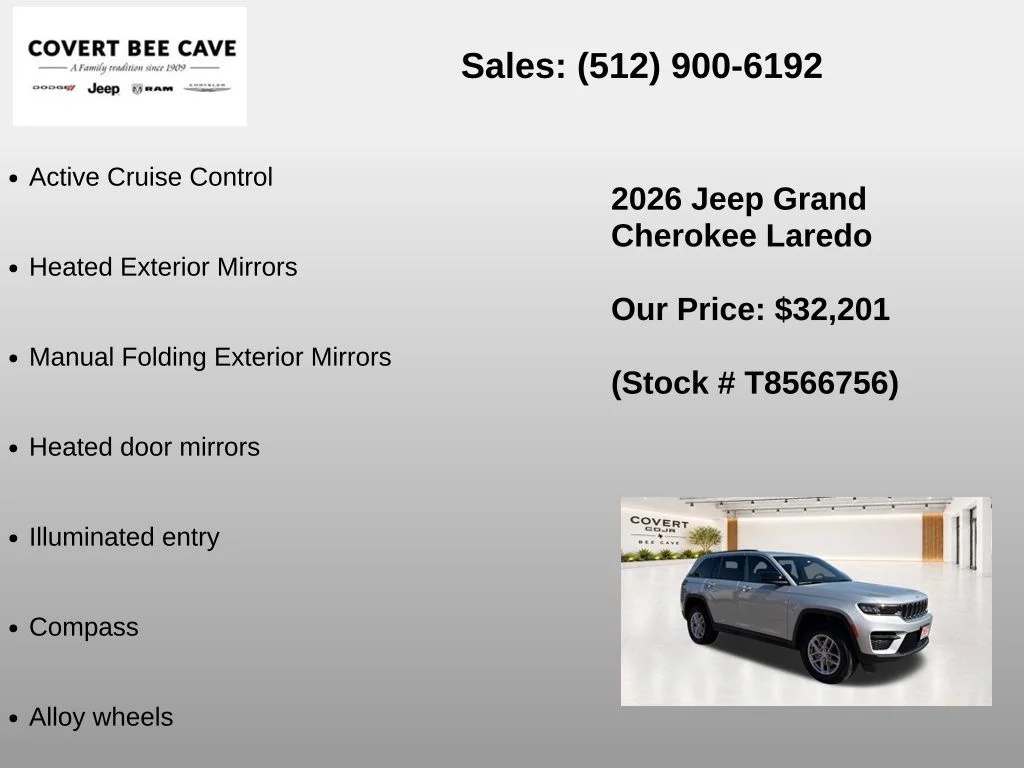 New 2026 Silver Zynith Jeep Laredo image 13