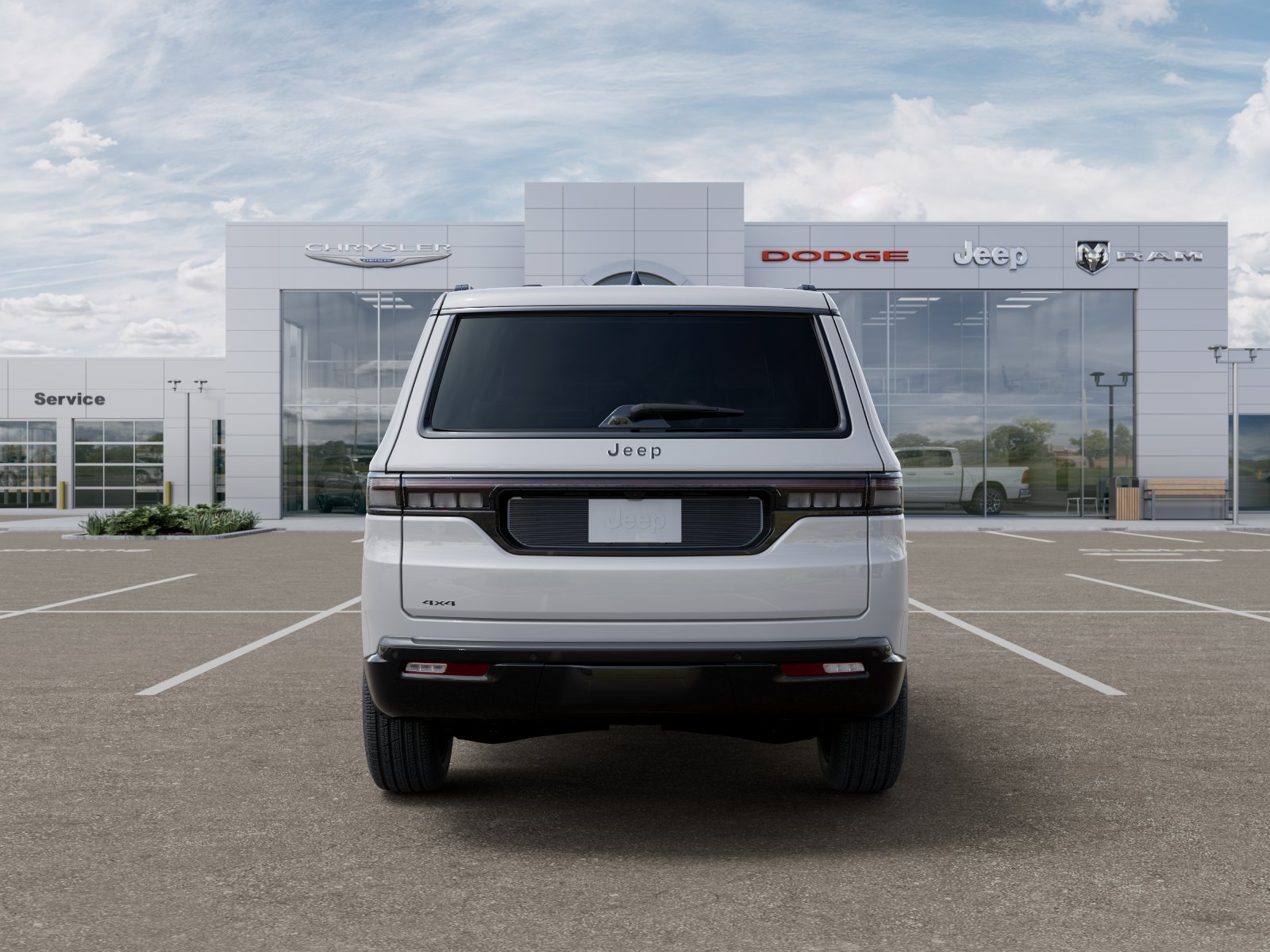 New 2026 Bright White Clear-Coat Exterior Paint Jeep Summit Reserve image 33