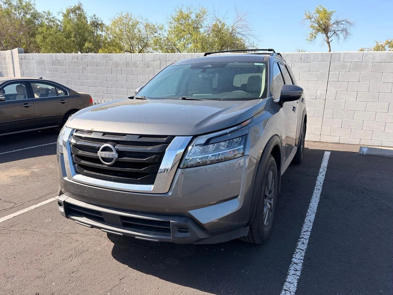 Used 2022 Gun Metallic Nissan SV image 1
