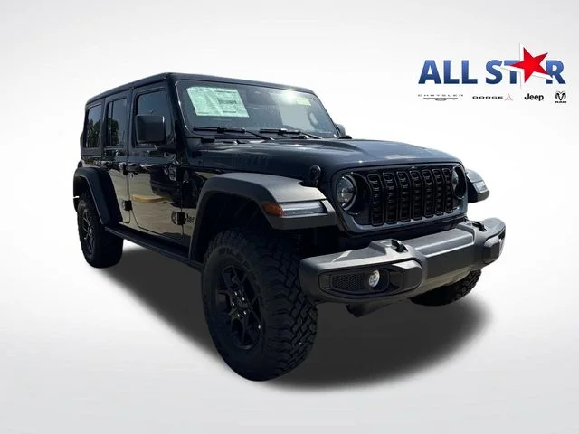 New 2026 Black Jeep Willys image 1