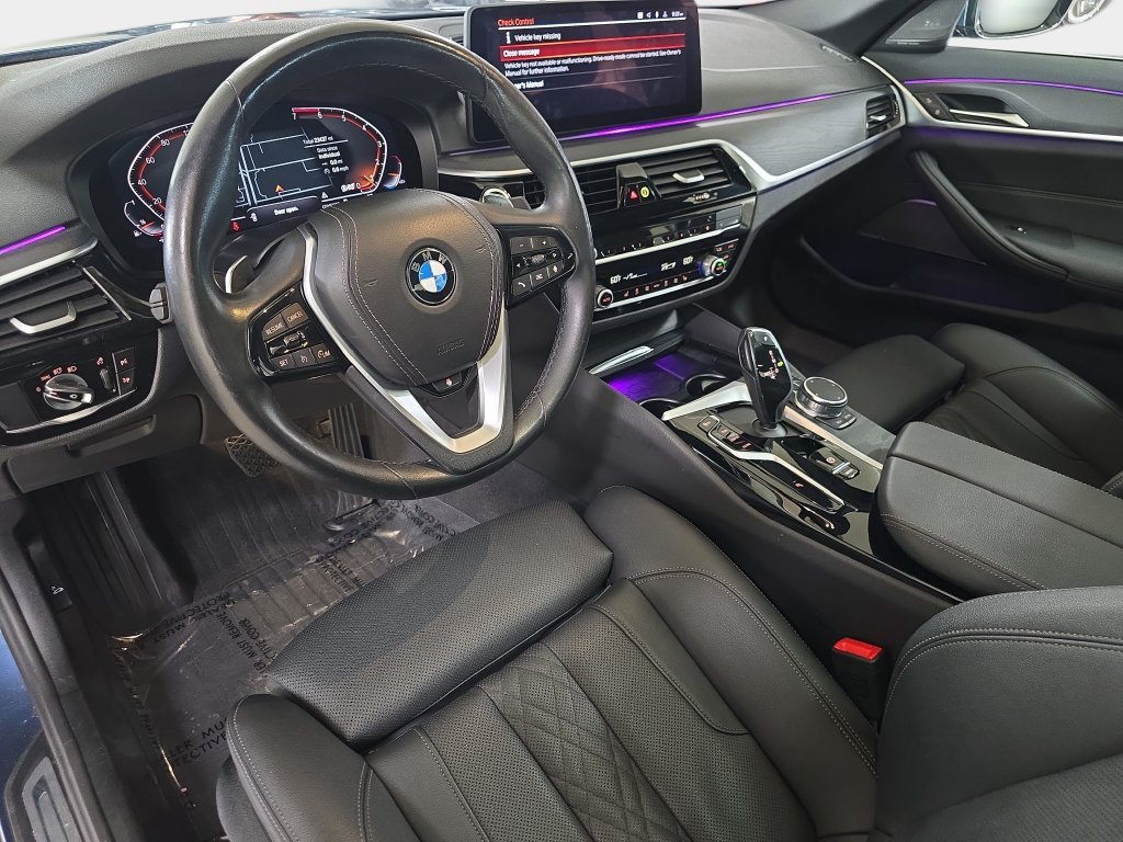 Certified Used 2023 Arctic Race Blue metallic BMW 530i xDrive image 19