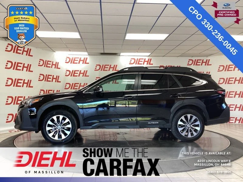Certified Used 2025 Black Subaru Limited image 4