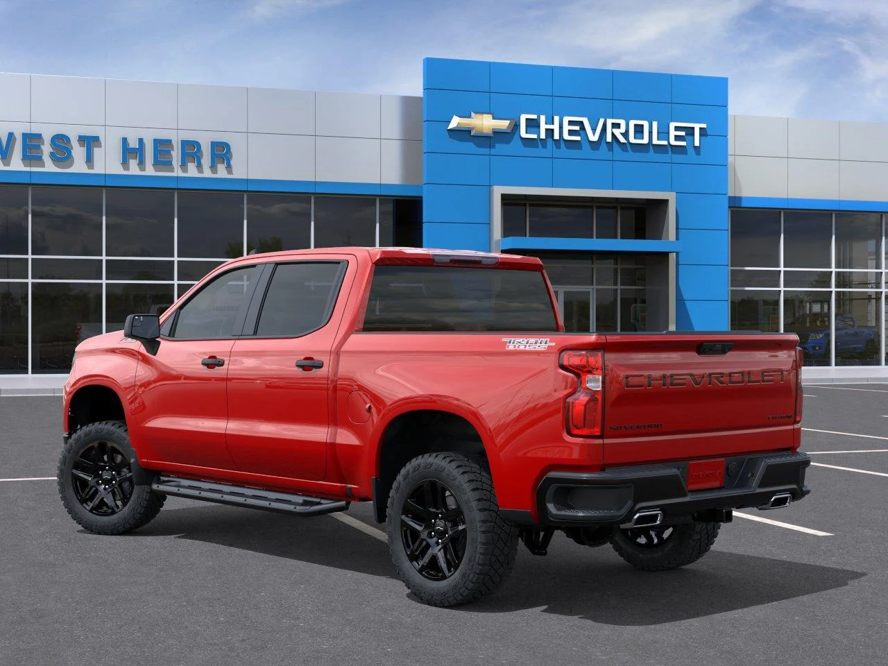 New 2026 Red Hot Chevrolet Custom Trail Boss image 3