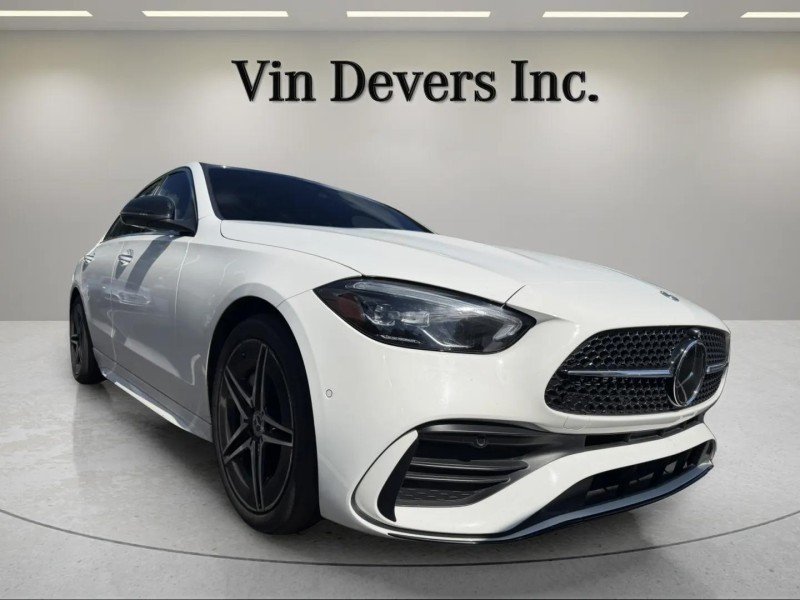 Certified Used 2023 White Mercedes-Benz C 300 image 1