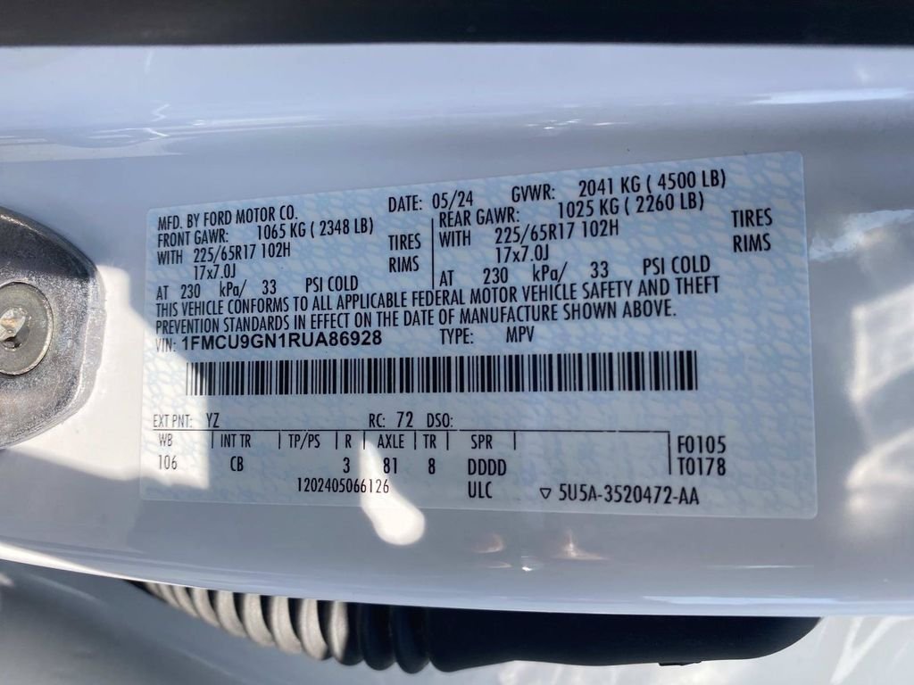 Certified Used 2024 Oxford White Ford Active image 22