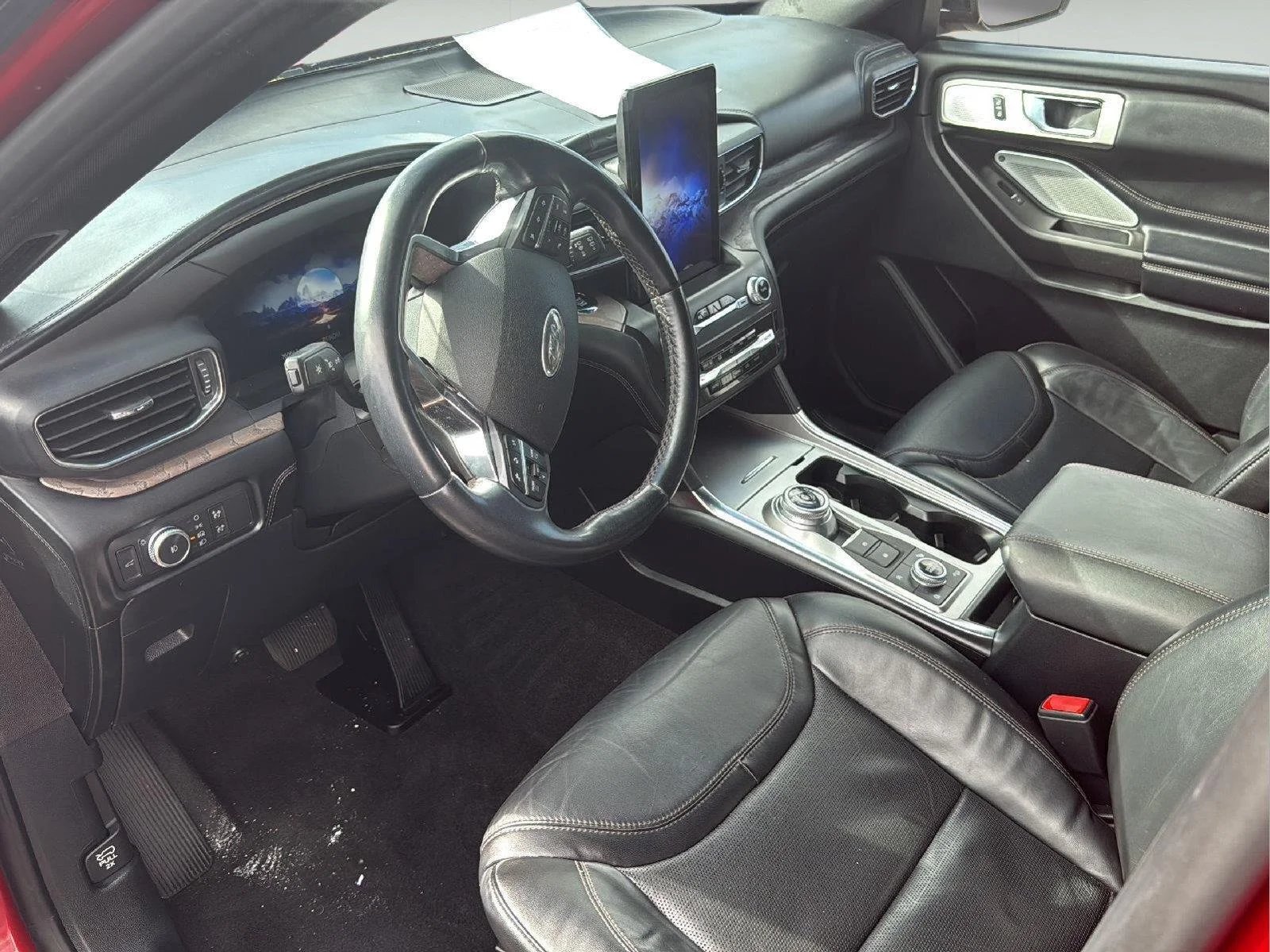 Used 2020 Rapid Red Metallic Tinted Clearcoat Ford Platinum image 8