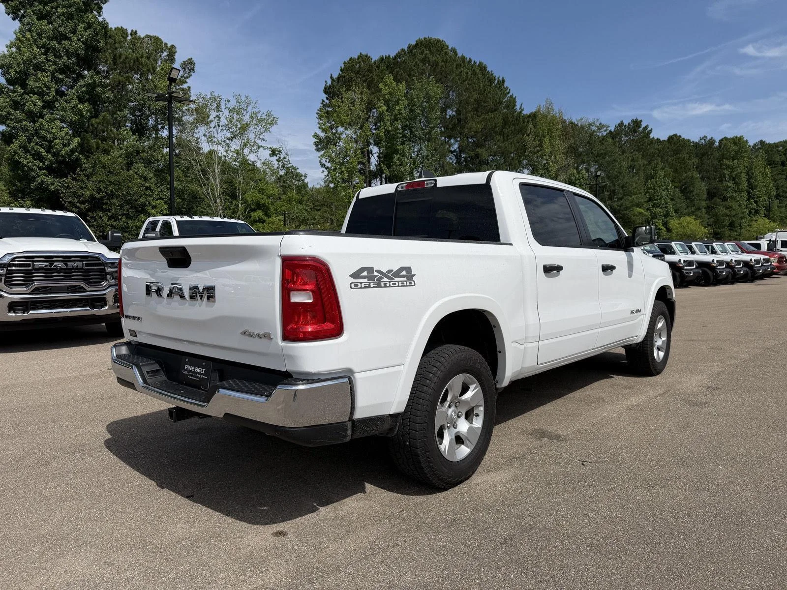 Used 2025 Bright White Clearcoat Ram Big Horn image 6