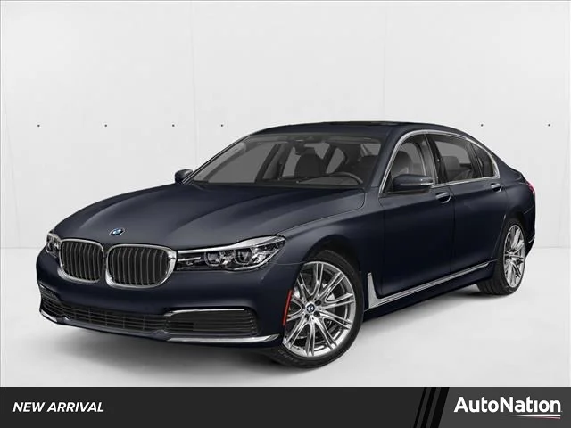 Used 2019 Imperial Blue Metallic BMW 740i image 1