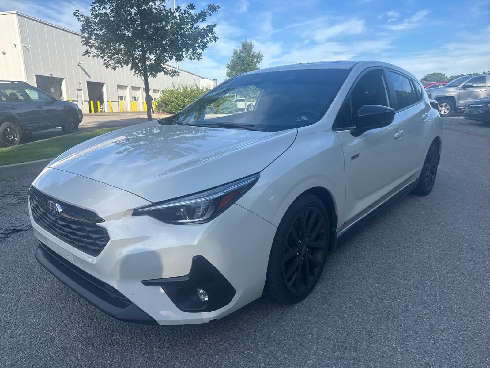 Certified Used 2024 Crystal White Pearl Subaru RS image 3