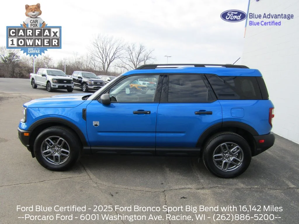 Certified Used 2025 Velocity Blue Metallic Ford Big Bend image 2