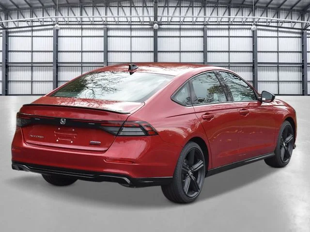 New 2026 Radiant Red Metallic Honda Sport-L Hybrid image 5