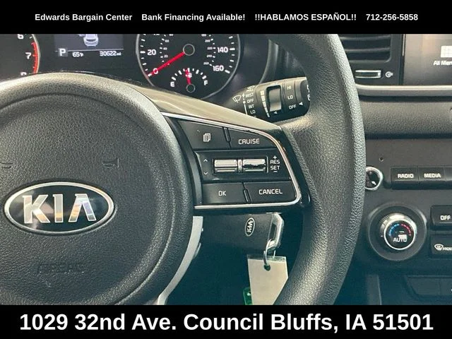 Used 2021 Red Kia LX image 16