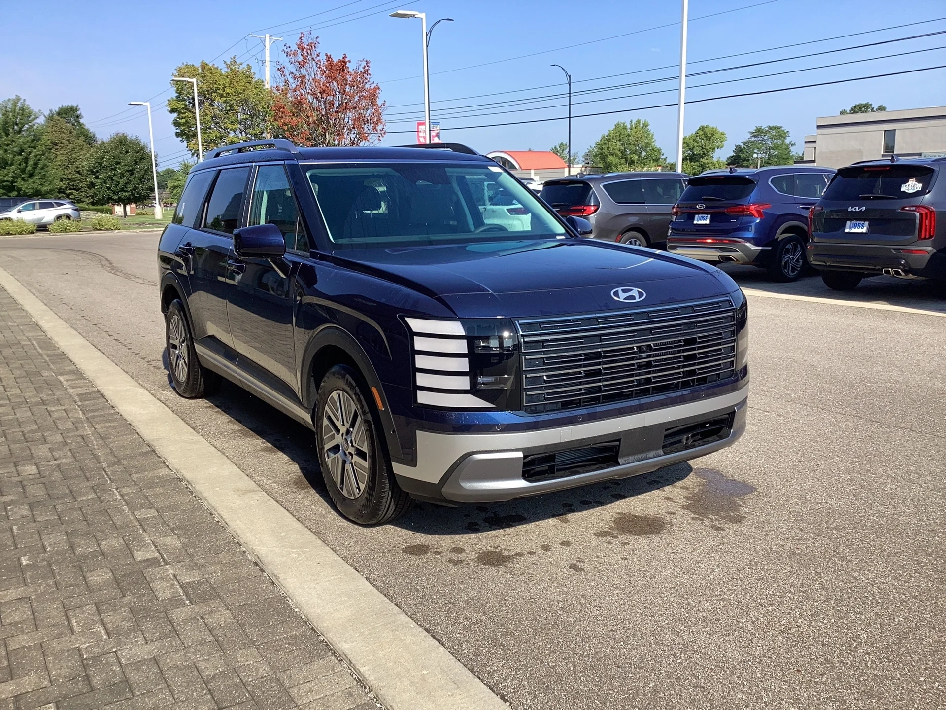 New 2026 Classy Blue Pearl Hyundai SEL Premium 7P image 4