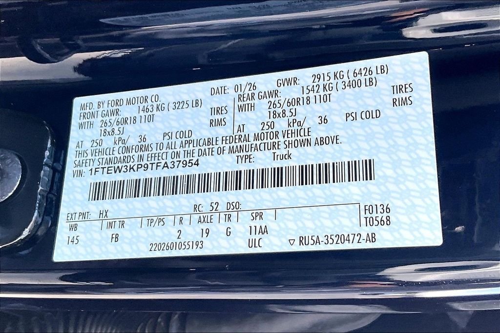 New 2026 Ford F-150 XLT 4D SuperCrew