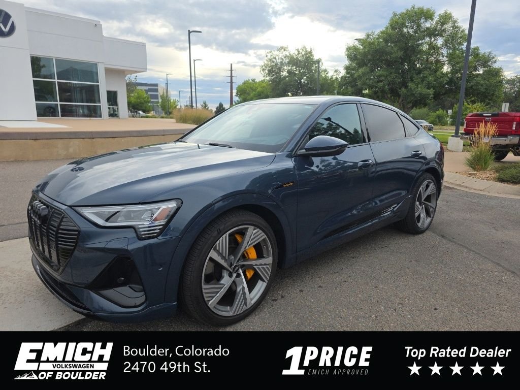 Used 2023 Blue Metallic Audi S line Prestige image 1