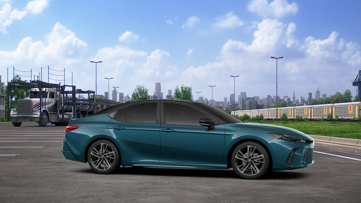 New 2026 Ocean Gem with Midnight Black Metallic roof Toyota XSE image 13