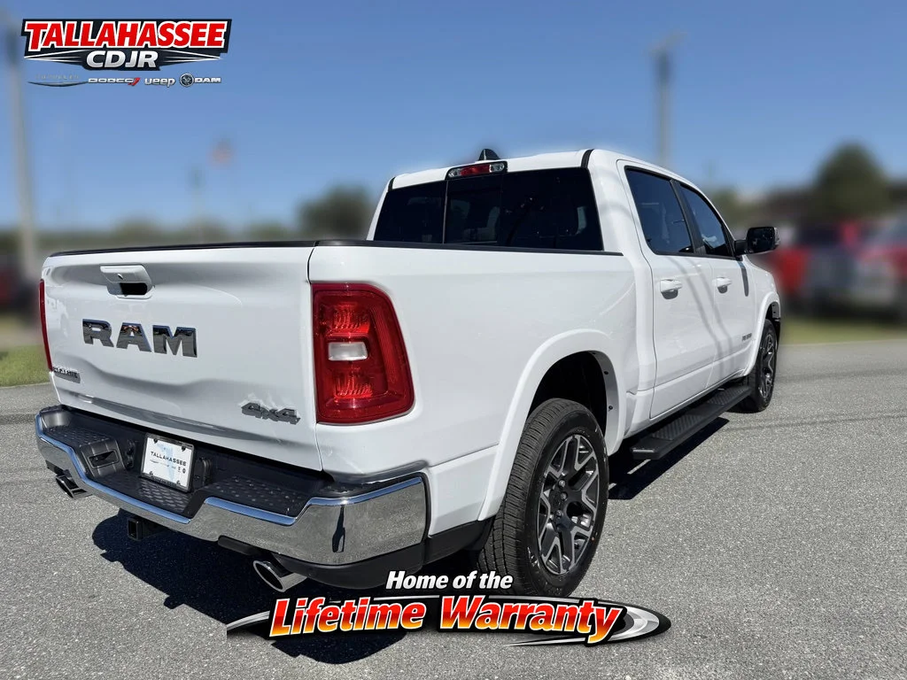 New 2027 Bright White Clear-Coat Exterior Paint RAM Laramie image 3