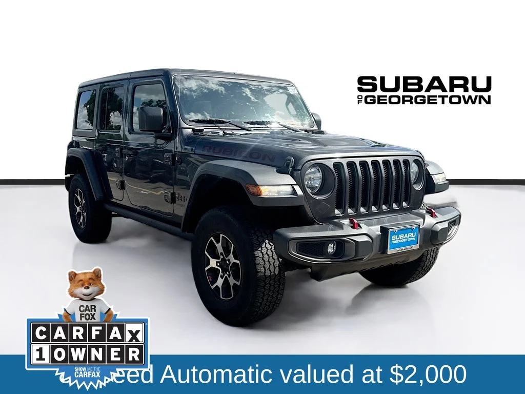 Used 2019 Gray Jeep Unlimited Rubicon image 1