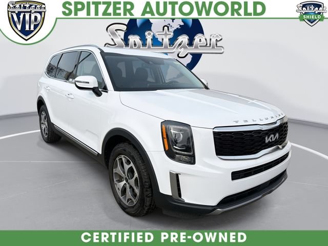 Used 2022 White Kia EX image 1