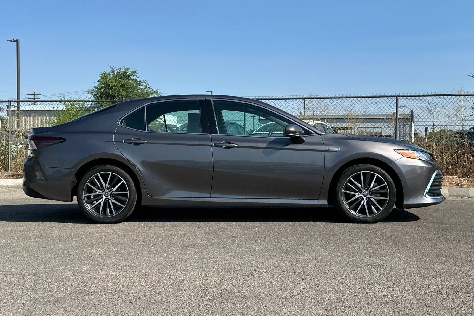 Used 2021 Gray Toyota XLE image 2