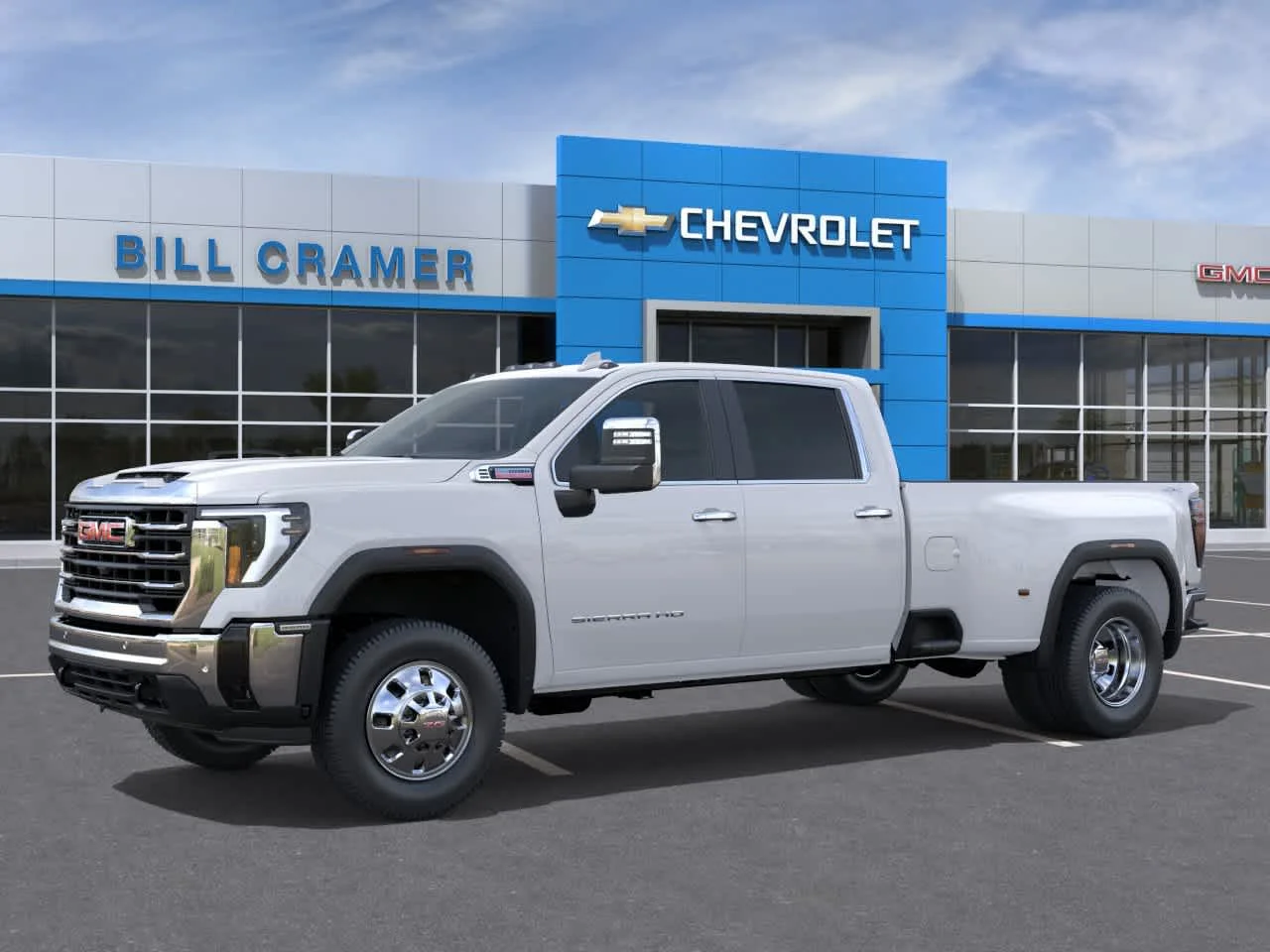 New 2026 Summit White GMC SLT DRW image 2