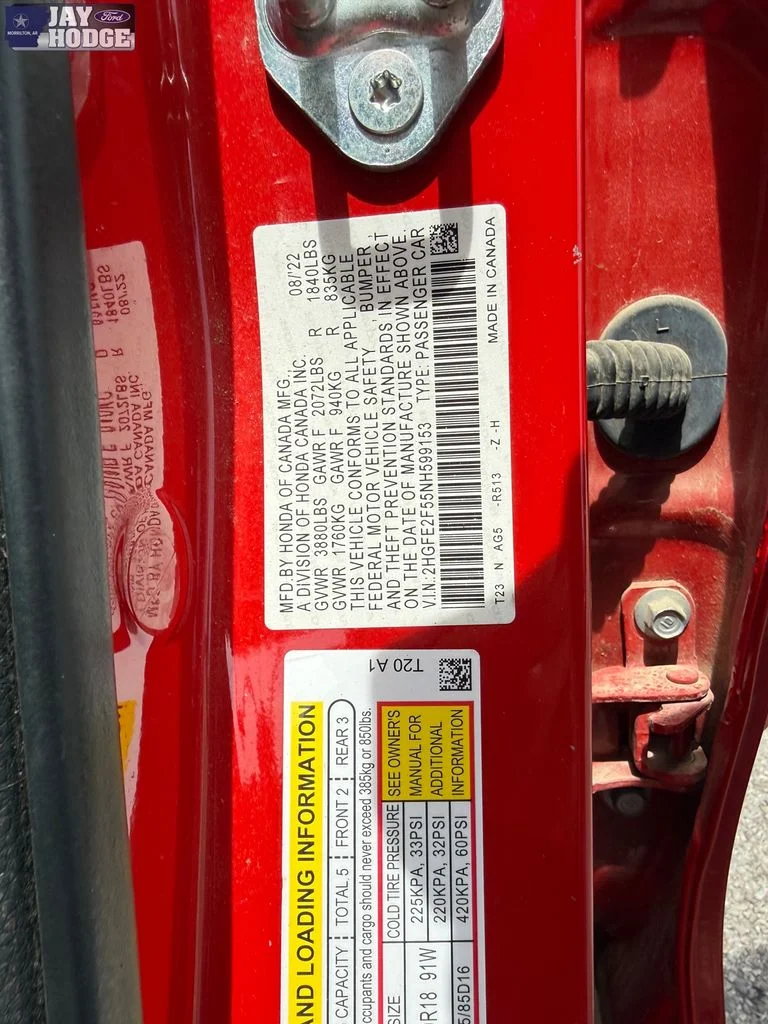 Certified Used 2022 Red Honda Sport image 34