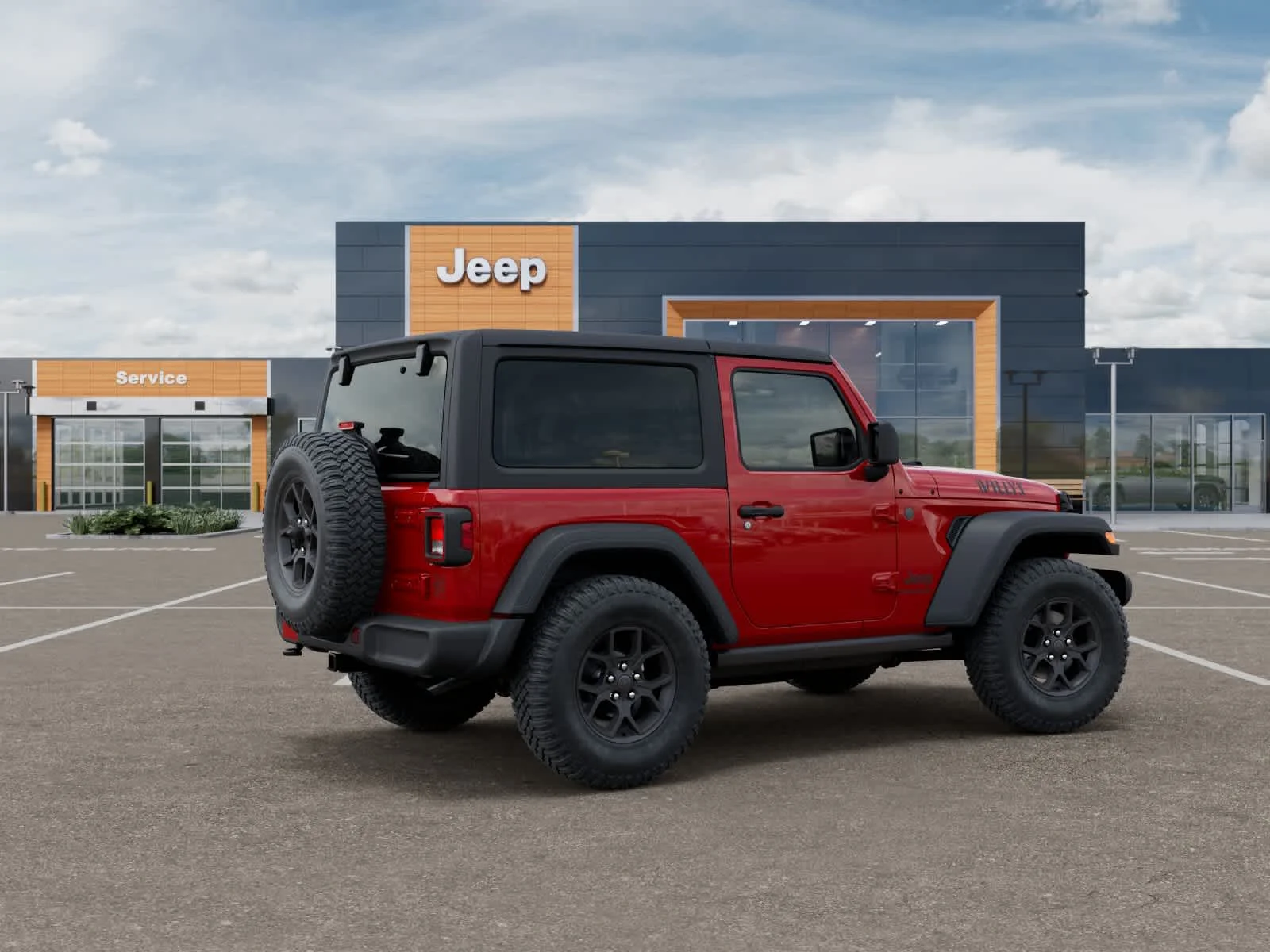 New 2026 Firecracker Red Clearcoat Jeep Willys image 4
