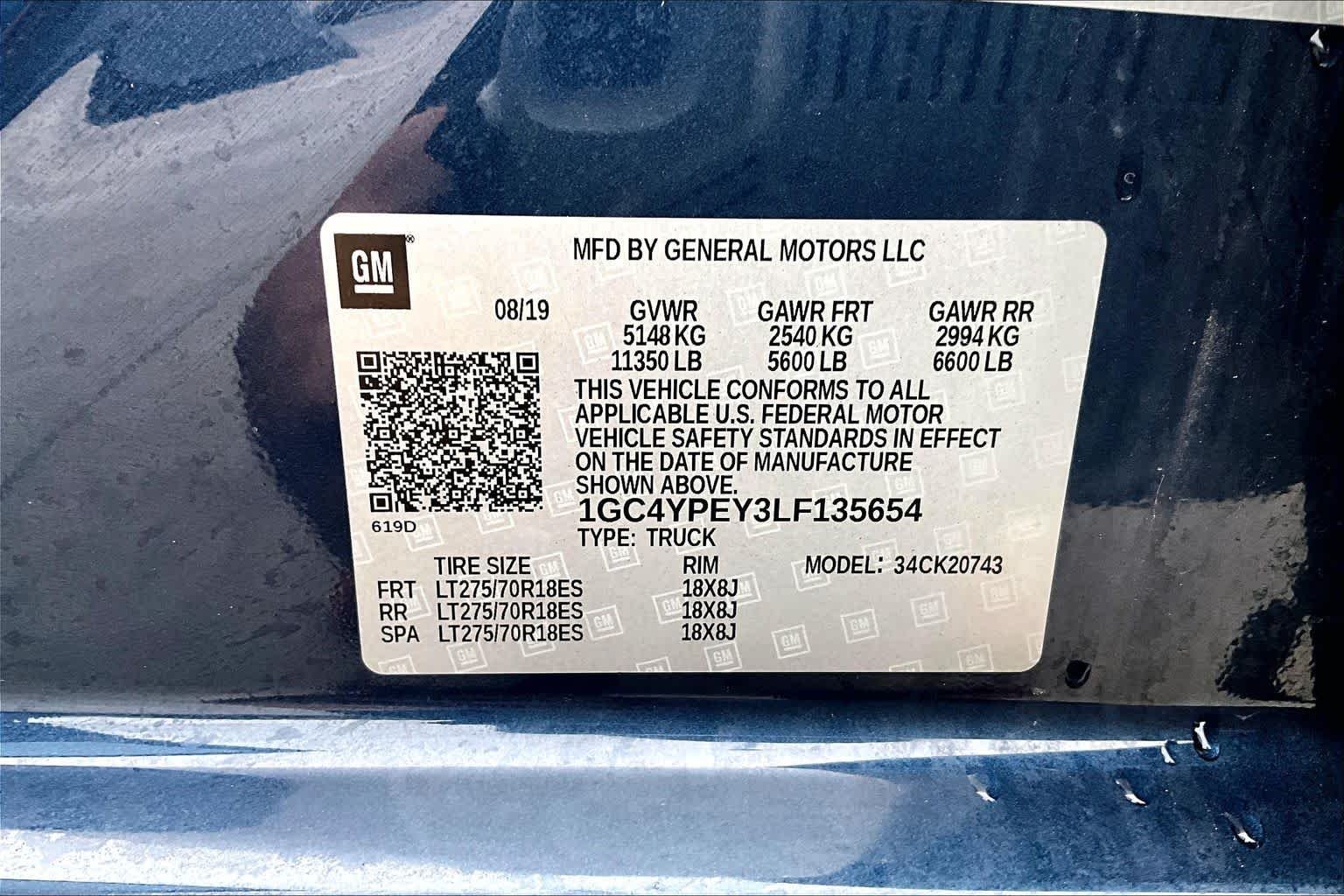 Used 2020 Northsky Blue Metallic Chevrolet LTZ image 62