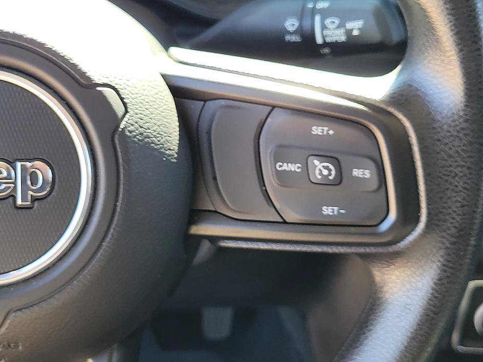 Used 2024 Bright White Clearcoat Jeep Sport image 22
