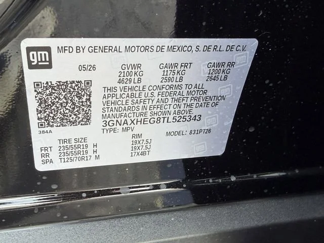New 2026 Mosaic Black Metallic Chevrolet LT image 20