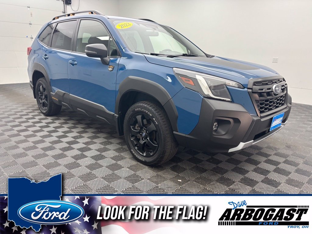 Used 2023 Blue Subaru Wilderness image 1