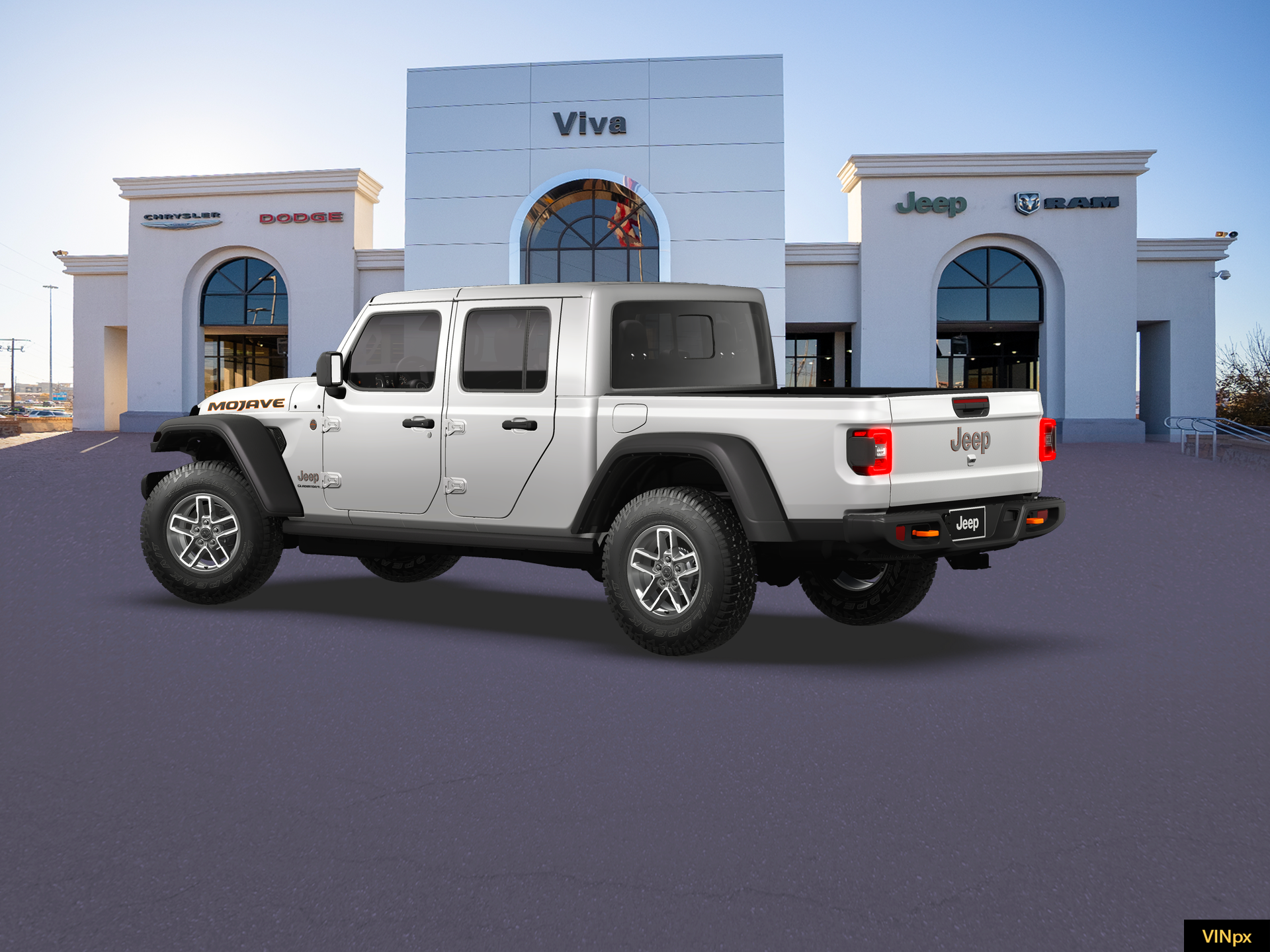 New 2026 Bright White Clear-Coat Exterior Paint Jeep Mojave image 15