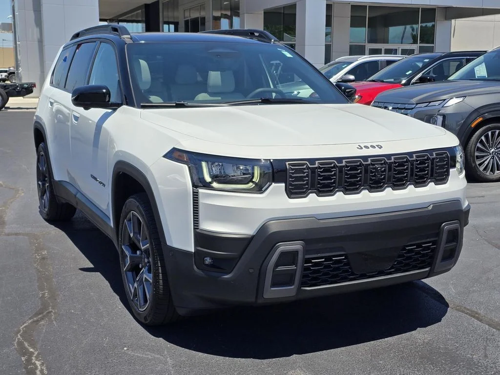 Used 2026 Bright White Clearcoat Jeep Overland image 3