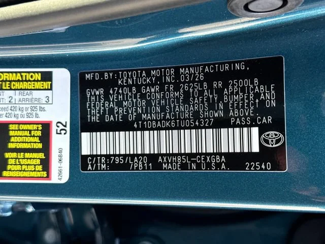 Used 2026 Ocean Toyota XLE image 17