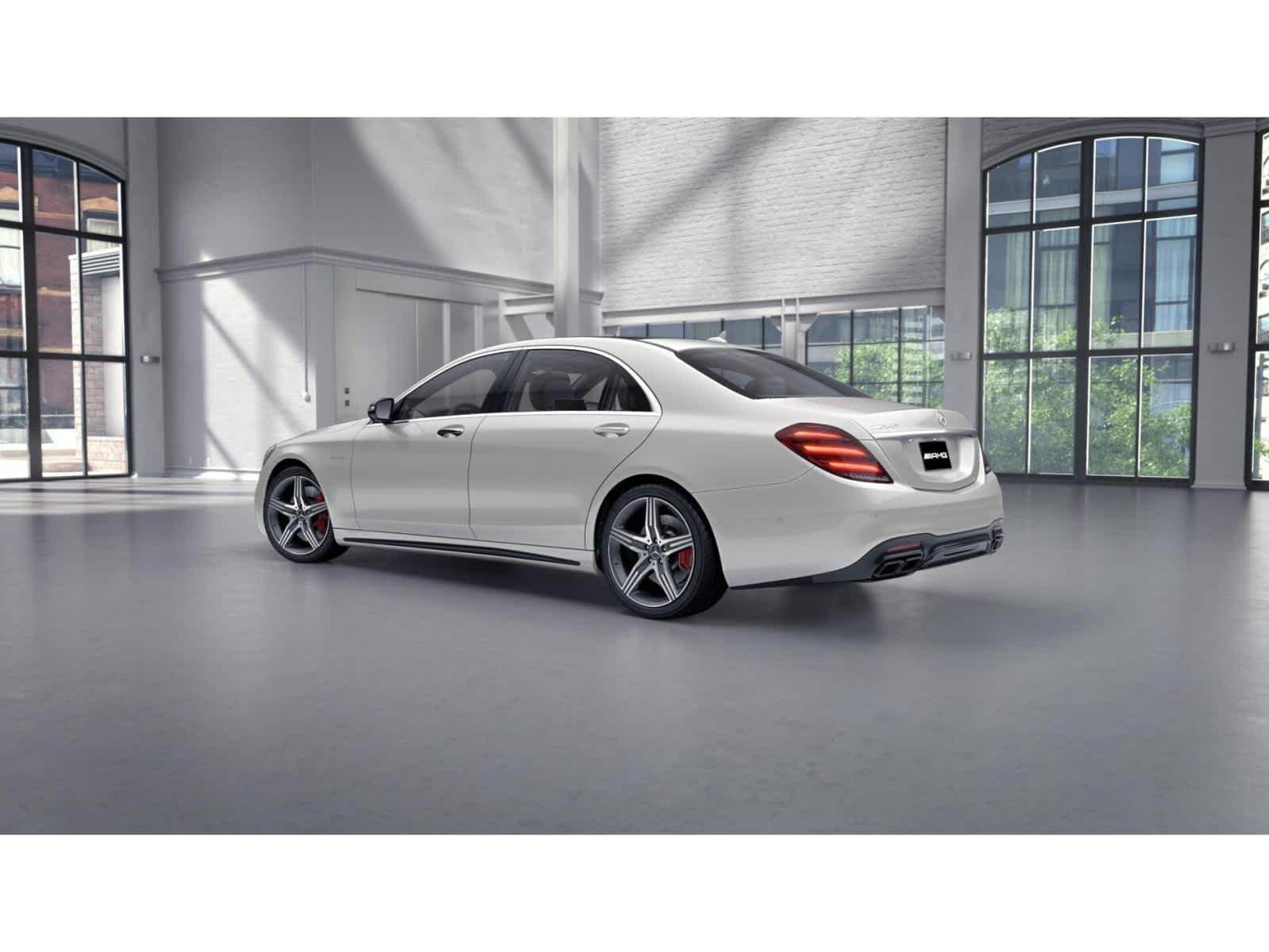 Used 2019 designo Diamond White Mercedes-Benz AMG® S 63 image 30