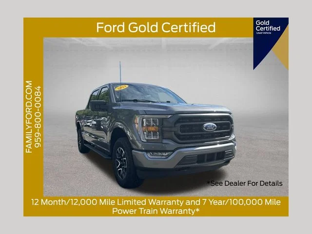 Certified Used 2023 Carbonized Gray Metallic Ford XLT image 1