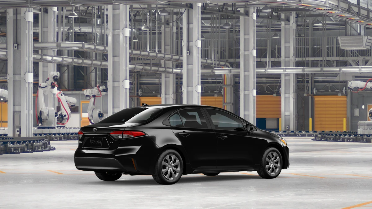 New 2026 Midnight Black Metallic Toyota LE image 10