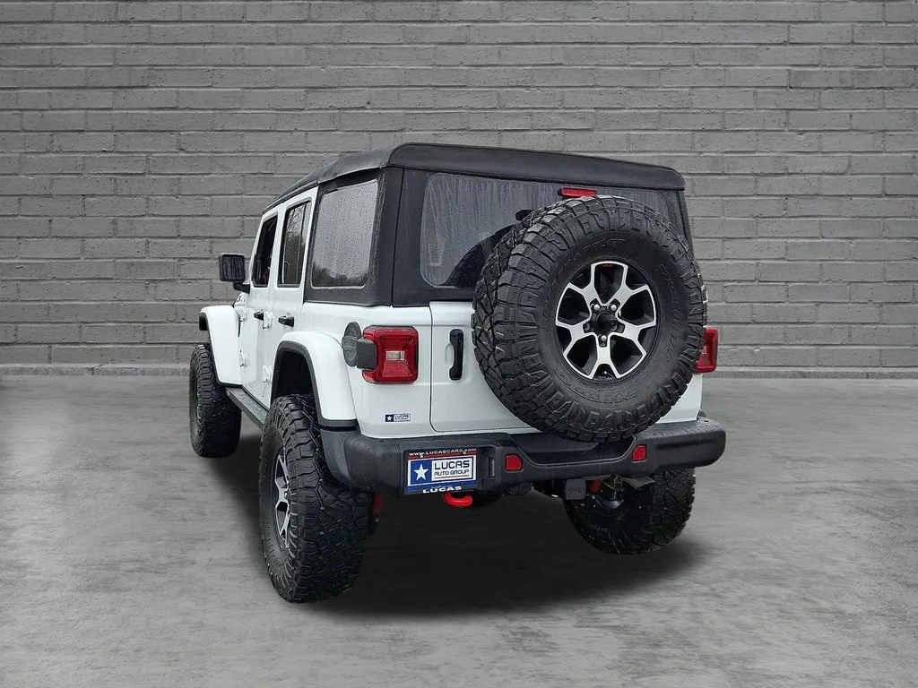 Used 2023 Bright White Clearcoat Jeep Rubicon image 9