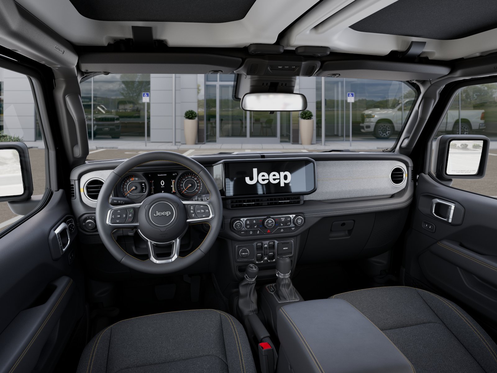New 2025 Black Clear-Coat Exterior Paint Jeep Sahara image 29