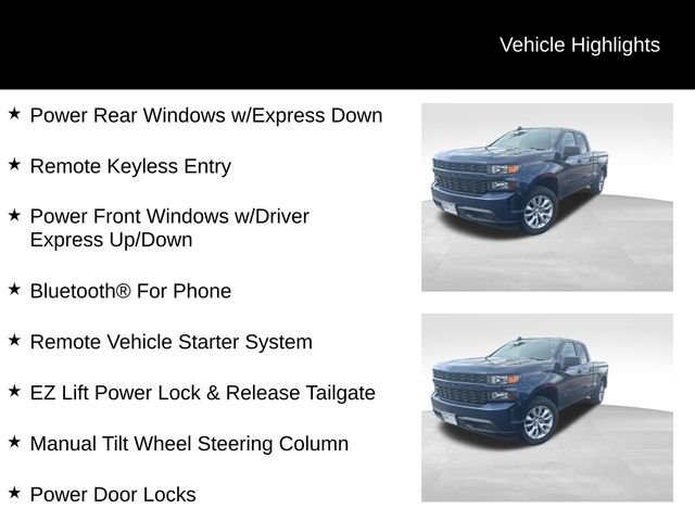 Used 2021 Northsky Blue Metallic Chevrolet Custom image 6