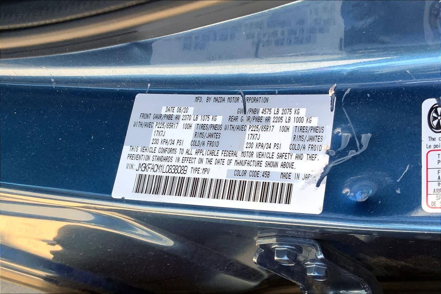 Used 2020 Eternal Blue Mica Mazda Touring image 33