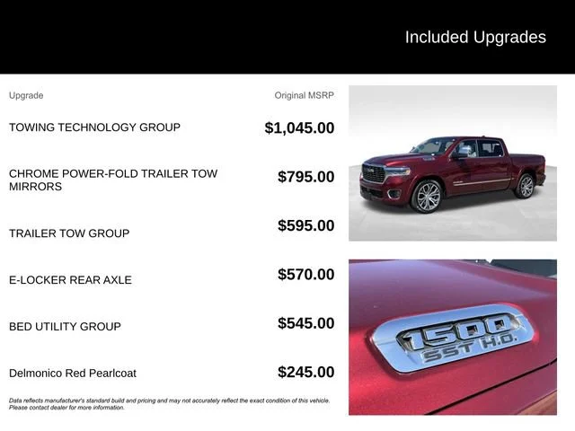 Used 2025 Red Ram Tungsten Crew Cab 4x4 5