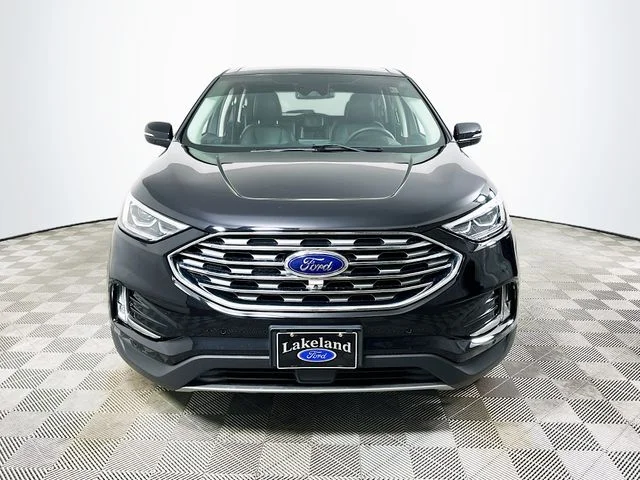 Certified Used 2022 Black Ford Titanium image 8