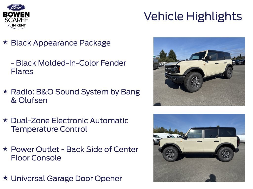 Used 2025 Desert Sand Ford Badlands image 16