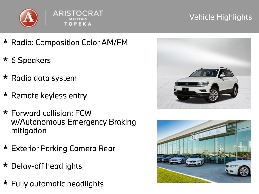 Used 2020 Volkswagen Tiguan S with VIN 3VV0B7AX2LM014953 for sale in Kansas City