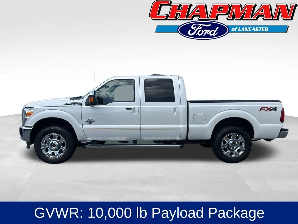 Used 2016 White Platinum Clearcoat Metallic Ford Lariat image 3