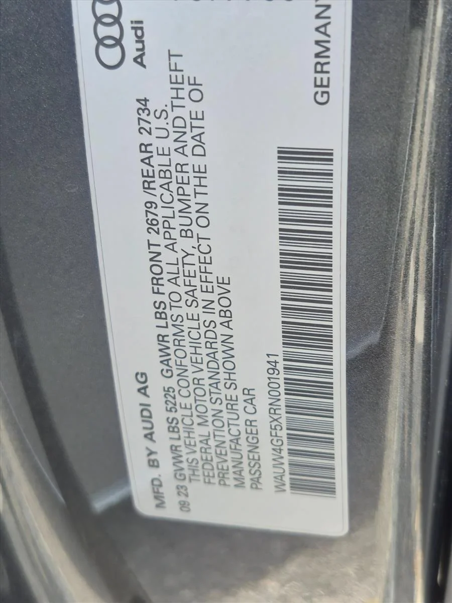 Used 2024 Grey Audi Premium Plus image 24