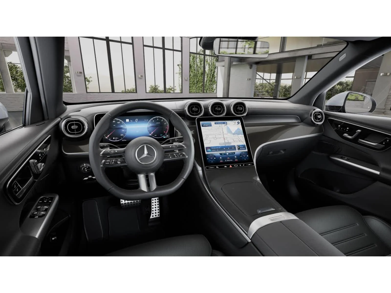 Used 2026 MANUFAKTUR Moonlight White Metallic Mercedes-Benz GLC 300 image 2